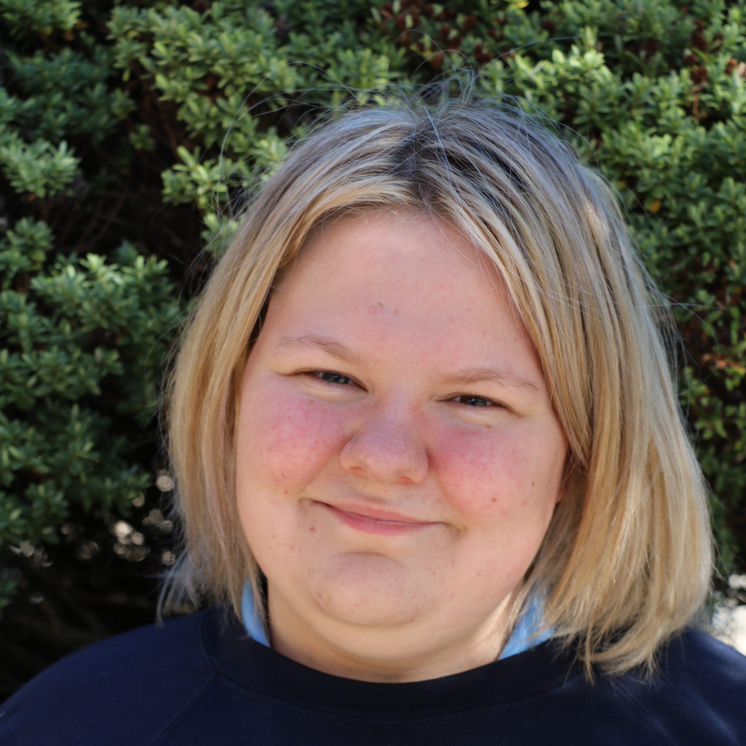 Photograph of Bethany, the Deputy Head Student at Broadfield School