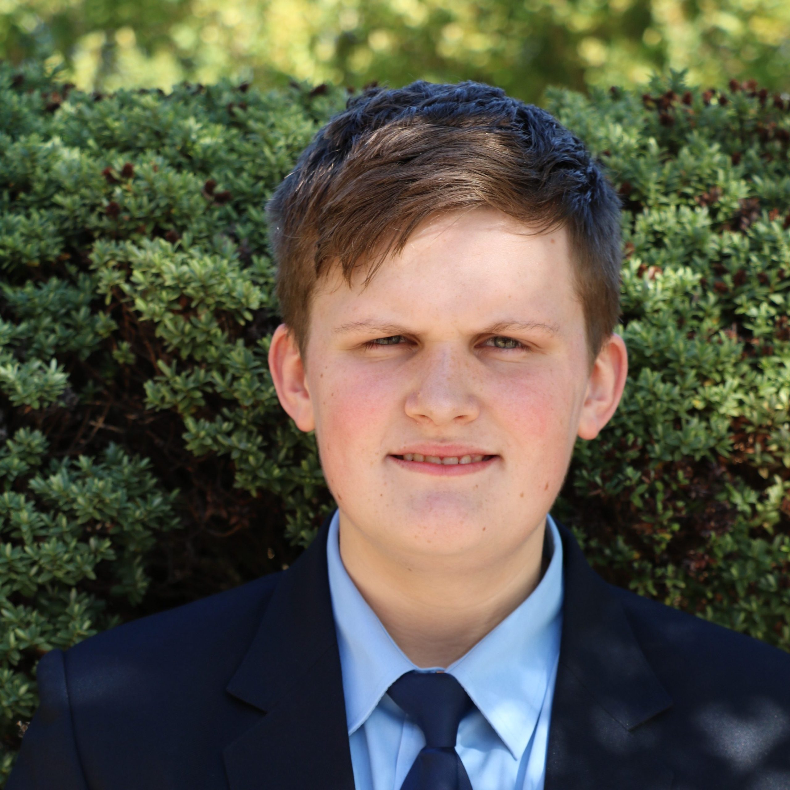 Photograph of Harry, the Deputy Head Student at Broadfield School