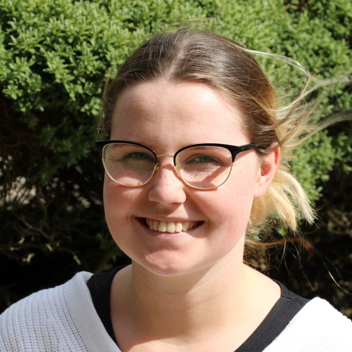 Photograph of Kira Bulcock, the Rebound Therapy at Broadfield School